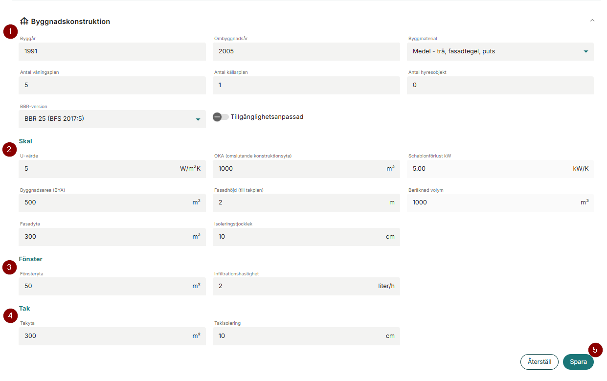 Info Byggnadskonstruktion Byggnader