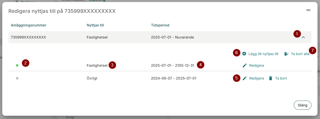 Redigera Nyttjas till