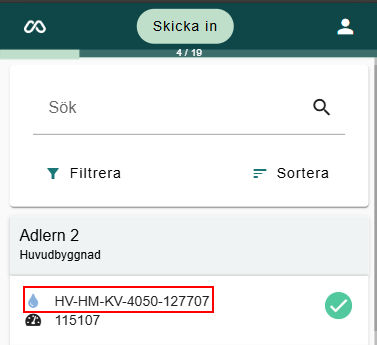 Anläggning i app