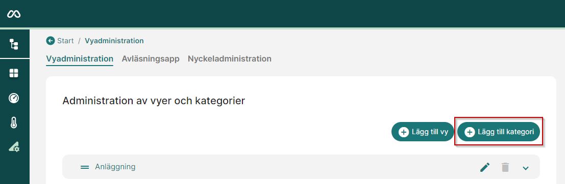 Knapp för Lägg till kategori